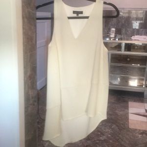 Elliatt white sleeveless Asymmetrical shirt XS